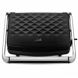 LIFE DIAMOND.Τοστιέρα με αντικολλητικές grill πλάκες, 750W.