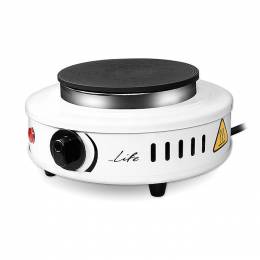 LIFE MATAKI White. Επιτραπέζια ηλεκτρική εστία, 500W.