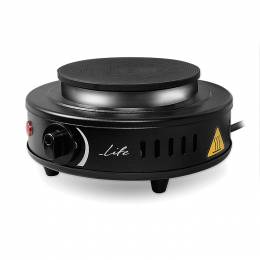 LIFE MATAKI Black. Επιτραπέζια ηλεκτρική εστία, 500W.