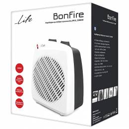 LIFE BONFIRE IP21 FAN HEATER 2000W 221-0194