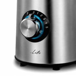 LIFE VELOCE.Μπλέντερ με γυάλινη κανάτα 1.5L, 800W.  221-0199