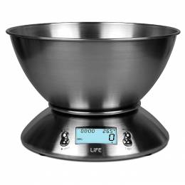 LIFE Mise En Place DIGITAL KITCHEN SCALE WITH BOWL 221-0256