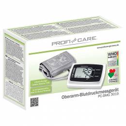 PC-BMG 3019 Upper arm blood pressure monitor white/black 229-0034