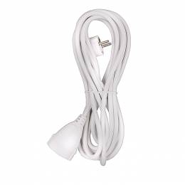 SONORA EC5W100 Προέκταση καλωδίου σούκο 5 μέτρα (3 x 1.5 mm²), σε λευκό χρώμα.