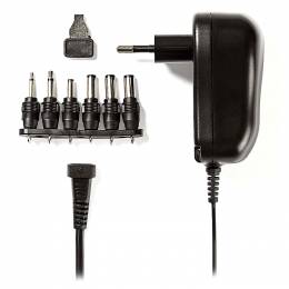 NEDIS ACPA001 Universal Τροφοδοτικό Switching 12W με Συμπαγή Σχεδιασμό Έξοδο 3-12V και Ενδεικτική Λυχνία LED  233-0059