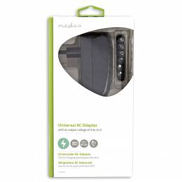 NEDIS ACPA003 Universal AC Power Adapter, 9.0/12/13.5/15/18/20/24 VDC, 1A - 1.5A 233-0061