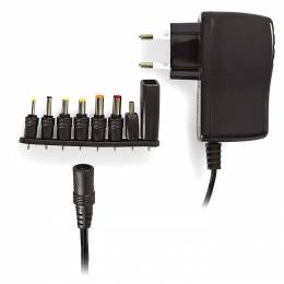 NEDIS ACPA011 Universal AC Power Adapter, 5 VDC, 2.5 A USB 233-0068