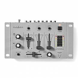 NEDIS MIXD050GY. Mixer 3 καναλιών stereo