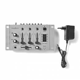 NEDIS MIXD050GY. Mixer 3 καναλιών stereo