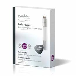 NEDIS CCTB39950AL015 Apple Lightning Adapter, Apple Lightning 8-pin Male - 3.5 m
