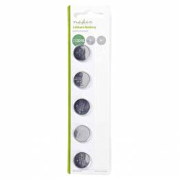 NEDIS BALCR20165BL Lithium Button Cell Battery CR2016, 3V, 5 pieces, Blister 233-0132