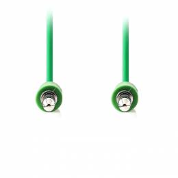NEDIS CAGP22005GN10 Stereo Audio Cable, 3.5 mm Male - 3.5 mm Male, 1m, Green