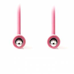 NEDIS CAGP22005PK10 Stereo Audio Cable, 3.5 mm Male - 3.5 mm Male, 1m, Pink