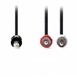Nedis Cable 3.5mm male - 2x RCA male 2m (CAGP23300BK20)