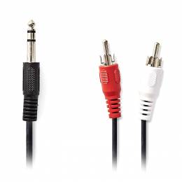 Nedis Cable 3.5mm male - 2x RCA male 2m (CAGP23300BK20)