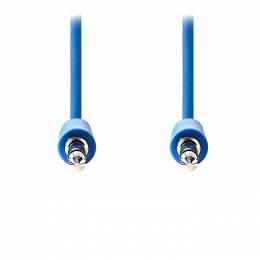 NEDIS CAGP22005BU10 Stereo Audio Cable, 3.5 mm Male - 3.5 mm Male, 1m, blue