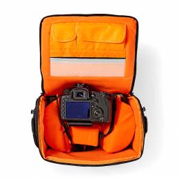 NEDIS CBAG220BK Camera Shoulder Bag 250 x 210 x 170 mm 3 Inside pockets Black/Or