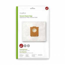 Υφασμάτινες σακούλες με μικροϊνες για Philips, Electrolux E200B, 10τμχ. NEDIS DUBG120AEP10