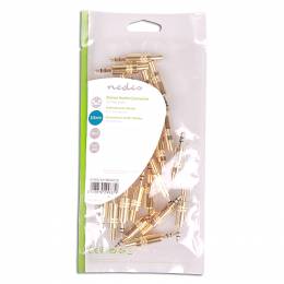 NEDIS CAVC22900GD Jack Connector Stereo 3.5 mm Male 25 pieces Gold