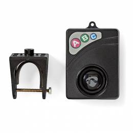 NEDIS ALRMB10BK Bicycle Alarm Adjustable Sensitivity Easy to setup Black 233-0699