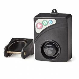 NEDIS ALRMB10BK Bicycle Alarm Adjustable Sensitivity Easy to setup Black 233-0699