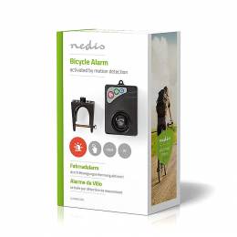 NEDIS ALRMB10BK Bicycle Alarm Adjustable Sensitivity Easy to setup Black 233-0699