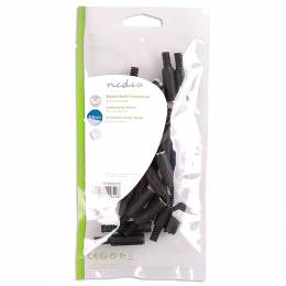 NEDIS CAVC22910BK Jack Connector Stereo 3.5 mm Female 25 pieces Black