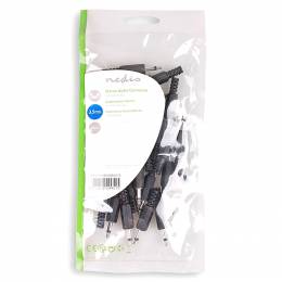 NEDIS CAVC22900BK Jack Connector Stereo 3.5 mm Male 25 pieces Black