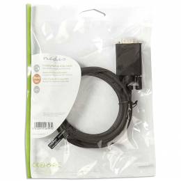 Καλώδιο εικόνας NEDIS CCGP37300BK20 DisplayPort αρσενικό σε VGA αρσενικό 2.00m