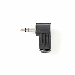 NEDIS CAVC22902BK Jack Connector Stereo 90° Angled 3.5 mm Male 25 pieces Black
