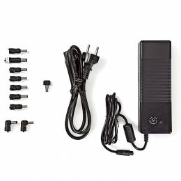 NEDIS NBARU150WBK Notebook Adapter Universal 9 tips & USB 150 W Output 12V-24V 233-1061