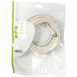 NEDIS CSGP40000WT50. Καλώδιο RF αρσ. - RF θηλ. 90dB 5.0m, λευκό