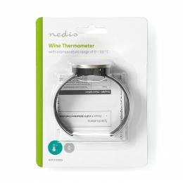 NEDIS KATH100SS Wine Thermometer 0 - 50 °C Digital Display