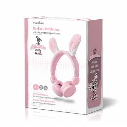 NEDIS HPWD4000PK Wired Headphones 1.2m Round Cable On-Ear Detachable Magnetic Ea 233-1194