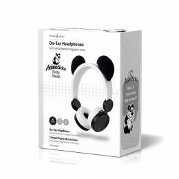 NEDIS HPWD4000WT Wired Headphones 1.2m Round Cable On-Ear Detachable Magnetic Ea 233-1196