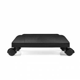 NEDIS CSTD101BK Computer Trolley Adjustable Width 4 Locking Caster Wheels 233-1436
