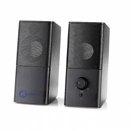 NEDIS GSPR10020BK Gaming Speakers 2.0 USB powered 3.5mm jack 18 W