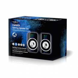 NEDIS GSPR20020BK Gaming Speakers 2.0 RGB USB powered 3.5mm jack 30 W