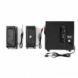 NEDIS GSPR10021BK  Στερεοφωνικά ηχεία gaming 2.1, 11W.