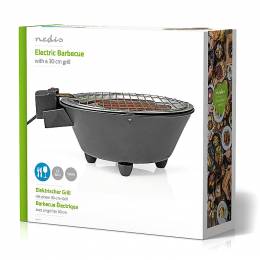 NEDIS BBQE112BK Ηλεκτρική επιτραπέζια ψηστιέρα BBQ, 1250W.