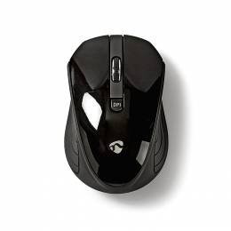 NEDIS MSWS400BK Wireless Mouse 800 / 1200 / 1600 DPI 3-Button Black 233-1633