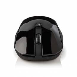 NEDIS MSWS400BK Wireless Mouse 800 / 1200 / 1600 DPI 3-Button Black 233-1633