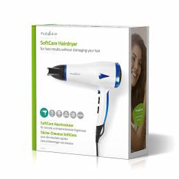 NEDIS PCHD120WT Hairdryer 2000 W Ionisation Cool Shot White