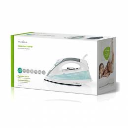 NEDIS IRON122WT Steam Iron 2200 W Steam Shot Ceramic Sole White