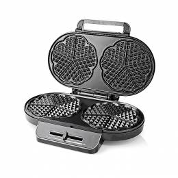 NEDIS KAWP110FBK Waffle Maker 2x 14 cm 1200 W Black 233-1760