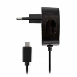 NEDIS WCHAC300ABK Wall Charger 3.0 A Fixed cable USB-C Black 233-1782