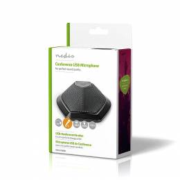 NEDIS MICCU100BK Wired Microphone Conference Mute Button USB