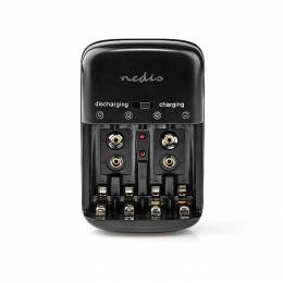 NEDIS BACH07 NiMH Battery Charger AA/AAA/E-Block 233-1854