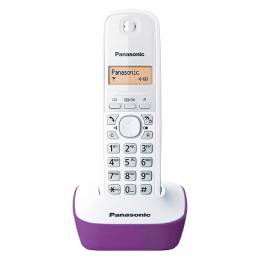 Ασύρματο Τηλέφωνο Panasonic KX-TG1611GRF Λευκό-Μωβ