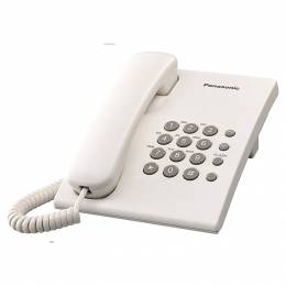 Ενσύρματο Τηλέφωνο Panasonic KX-TS500EXW Λευκό